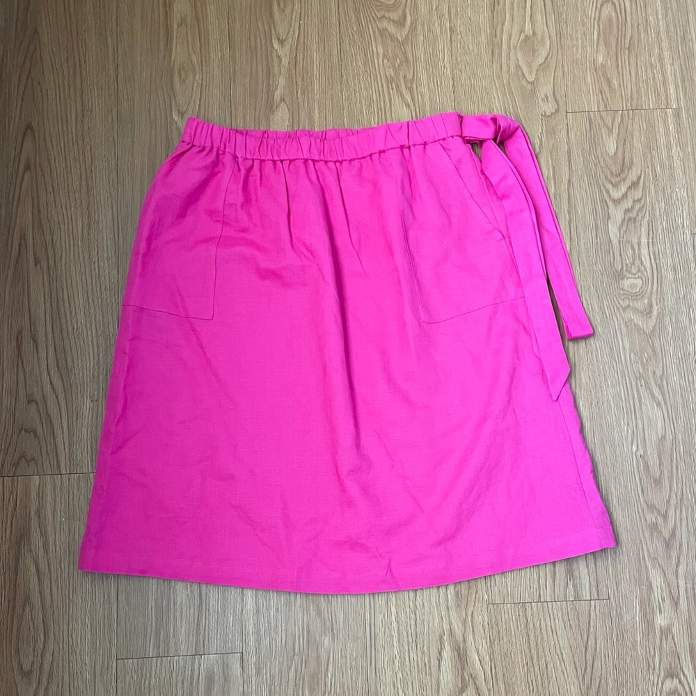 J. Crew hot pink skirt